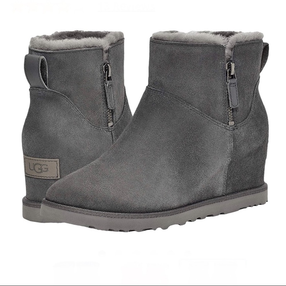 COPY - UGG | Classic Femme Mini Zip Grey Boots Size 6 NEW